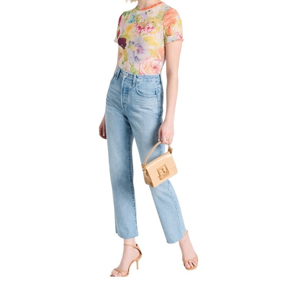 Favorite Daughter Otto High Rise Boyfriend Jeans Telluride Light Wash 31 - Picture 4 of 12